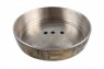 Saboneteira Redonda em Chifre e Metal A3xD12 cm
