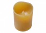 Led Cilindrica Acabamento Cera Laranja 8X8X10