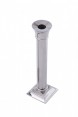 Castical de Metal p/ Vela Prateado A25xC9xL6 CM