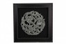 Quadro Decorativo Arabesco Prata A90xC90xE6 cm