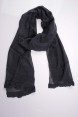 Echarpe Chumbo c/ Babado em Viscose Detalhado 160x50 cm