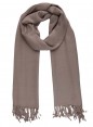 Echarpe Lisa Concreto 150g c/ Franja Viscose 180x70 cm
