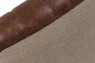 Cadeira em Couro e Madeira Vogue L57xC56xA91 cm