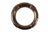 Batedor Aldrava em Latão Bronze Argola D10cm