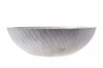 Tigela em Osso Trabalhado Branco Redonda D32xA15 cm