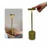 LUMINARIA  LED RECARREGAVEL TOUCH 34X8 DOURADA