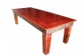 Mesa de Madeira Retangular c/ Detallhes 85x120x300 cm