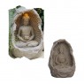Fonte c/ Buda em Poliresina c/ Led 40X29X56 cm