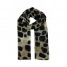 XALE POLIESTER ANIMAL PRINT BLACK 180X90 CM -