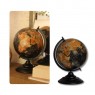 Globo Terrestre Decorativo Preto c/ Suporte Preto A44xD32 cm
