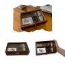 Conjunto de Jogos em Caixa de Madeira 21.5X13,5X5 cm