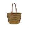 SACOLA SUMMER BROWN 45 X 33CM  50% PAPER 50% POLIESTER