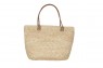 Bolsa Sacola em Fibra Natural Celulose Bege 55x30 cm