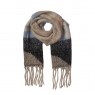 XALE 100% ACRILICO GRETA ABSTRACT FENDHI/BROWN  180 X 65 CM