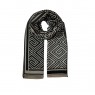 XALE 100% ACRILICO EMMA GEOMETRICO KORA/BLACK  180 X 65 CM