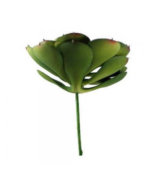 Suculenta Artif. Flor Verde 6Unid. 11X11X12CM