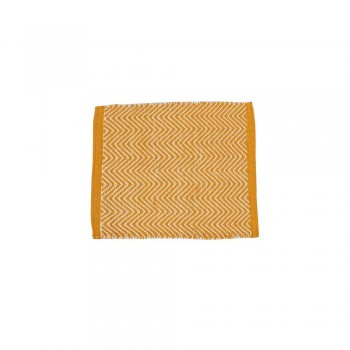 Jogo Americano Peça Única Algodão Amarelo 45x35 cm
