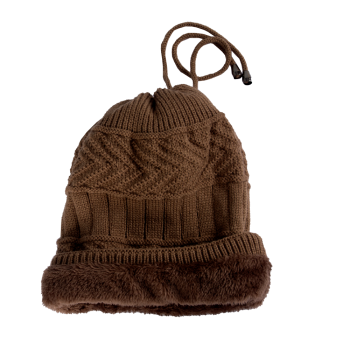 Gorro Gola Chocolate 100%  Acrilico