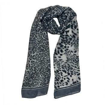 XALE 100%  POLIESTER  ANIMAL PRINT CHUMBO BARRADO 180X90 CM