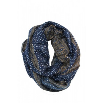 Gola Azul Escuro c/ Estrelas Poliéster 180x100 cm