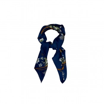 XALE FLORAL AZUL  100% POLIESTER 70 X 70 CM