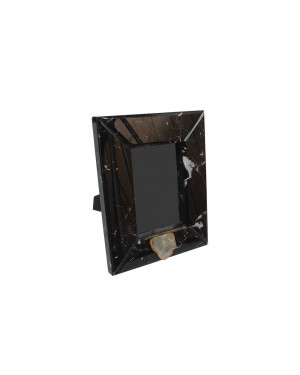 Porta Retrato Laca com Vidro Black 2,5X21,5X26CM