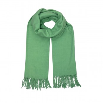XALE LISA ACRILICO VERDE CHA 180X68CM COM 10CM FRANJA