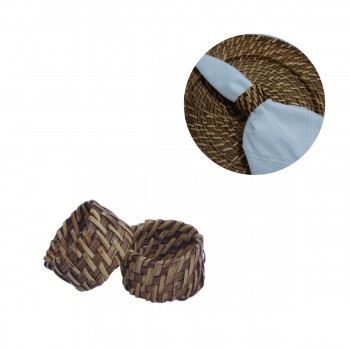 PORTA GUARDANAPOS RATTAN NATURAL 70% BAMBU 30% RATTAN 5X4CM