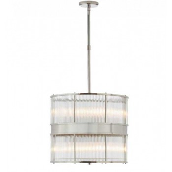 Lustre Eletrico Metal e Vidro 43X46X46 CM