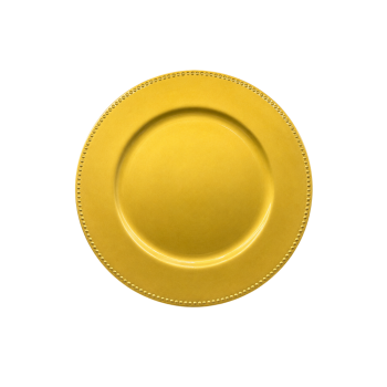 Sousplat Ouro Poliuretano 33X22