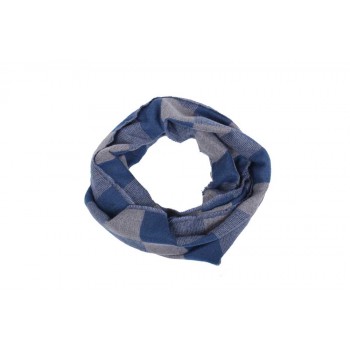 Gola Quadriculada Azul e Cinza Acrílico 85x35 cm