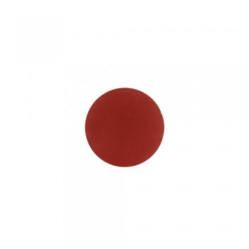 Puxador Madeira Redondo Vermelho Médio 2,5X3,5X3,5CM