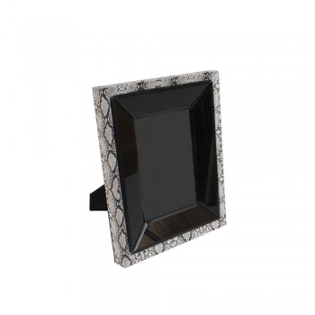 Porta Retrato Borda Dupla Black/White 4x17x22CM