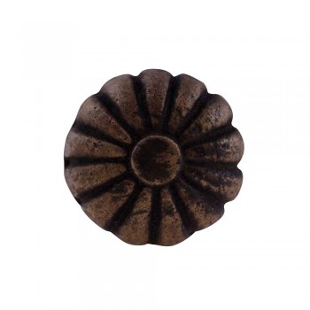 Puxador Decorativo Melon Rústico Antique Metal Industrial