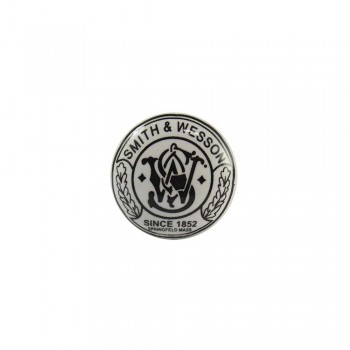 Puxador Decorativo Smith & Wesson Preto Branco Cerâmica