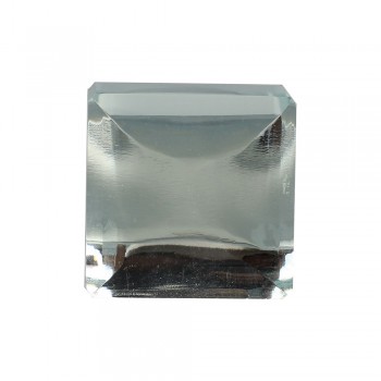 Puxador Vidro Transparente Quadrado A3XL3XP3 cm