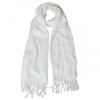 Echarpe Lisa Kora com Franja Viscose 150g 180 x70 cm