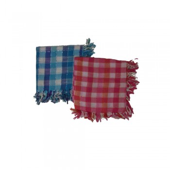 XALE VISCOSE EXCLUSIV TRIANGULAR XADREZ 090X090 CM
