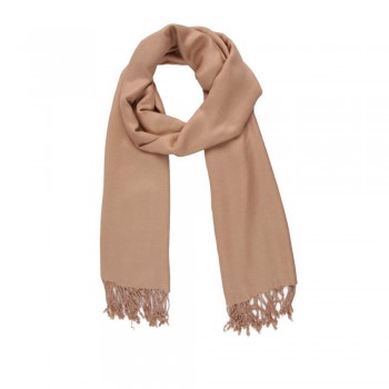 Echarpe Lenço Cachecol Fina Lisa Fedhi 100% Viscose 150g c/ Franja