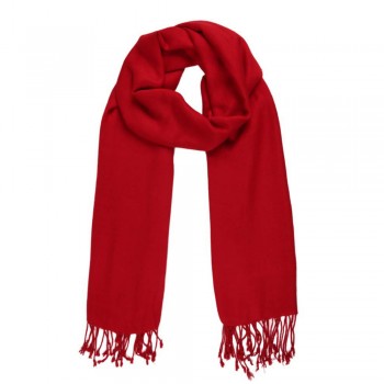 Echarpe Lisa Cereja 150g c/ Franja Viscose 180x70 cm