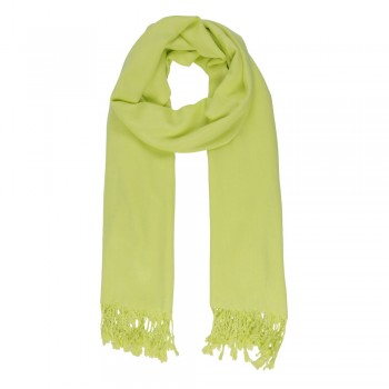 Echarpe Lisa Lime 220g c/ Franja Viscose 180x70 cm