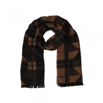 Xale 100% Acrilico Argyle Brown 180x30CM
