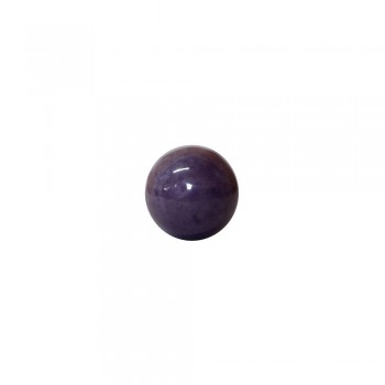 Puxador Cerâmica Liso Roxo 3X3X4CM