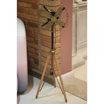 VENTILADOR DE METAL DECORATIVO NI2384 A80XD25 CM
