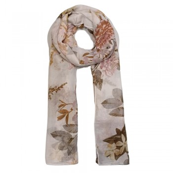 Xale 100%  Poliester Floral Romantic 180X90 CM