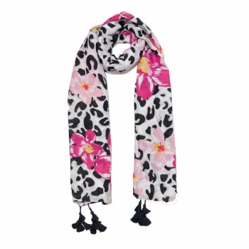 XALE 100%  POLIESTER PRINT FLOWERS 180X90 CM
