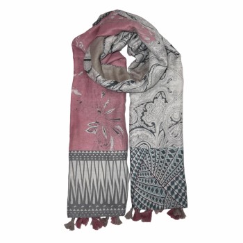 XALE 100%  POLIESTER PAISLEY 180X90 CM