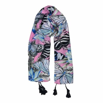 XALE 100%  POLIESTER BUTTERFLY 180X90 CM