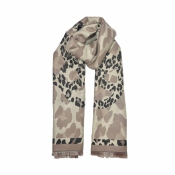 XALE 100% ACRILICO ANIMAL PRINT FENDHI E PRETO180X60 CM