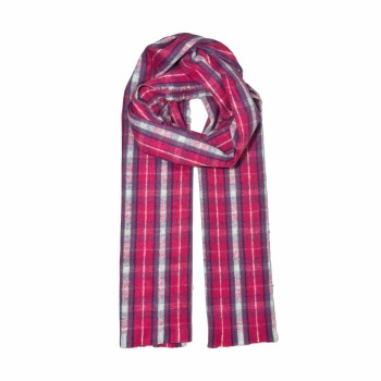 XALE 100%  POLIESTER XADREZ PINK 200X60 CM
